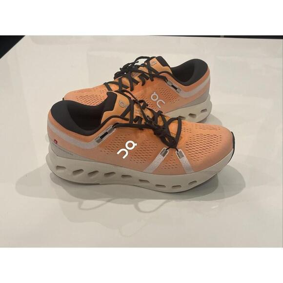 On Cloudsurfer 2 3MF10123126 Sneaker Mens 8 Tangerine Ivory Running Shoes 11.5 main image 5